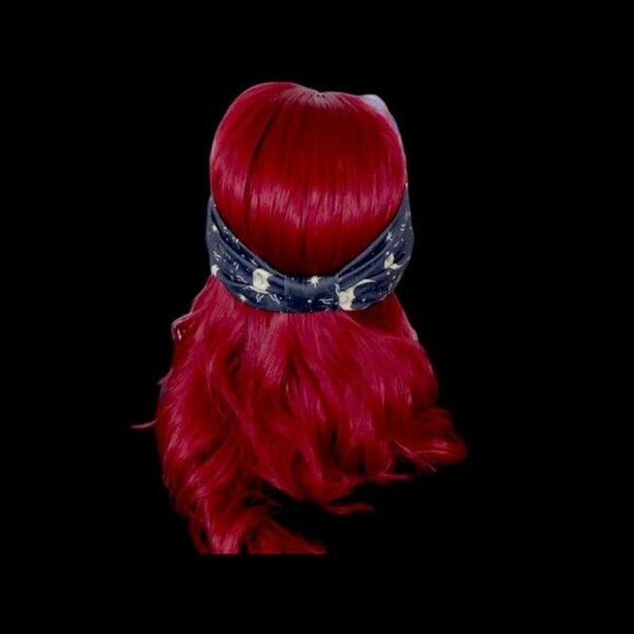 Moon & Sun Celestial Headband - Dark Witchy Boho Stretch - New - Picture 7 of 8